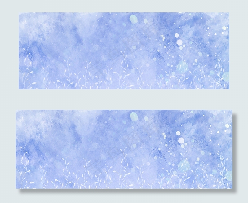 蓝色创意魔幻夏季清凉背景