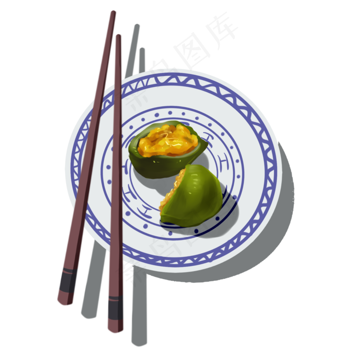 清明节祭祖吃青团民俗(2000X2000(DPI:300))psd模版下载