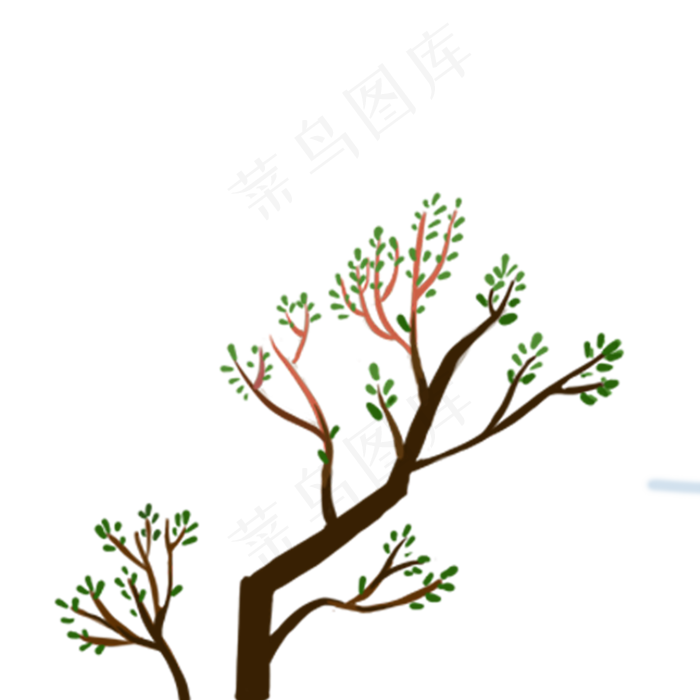 卡通春天植物发芽下载