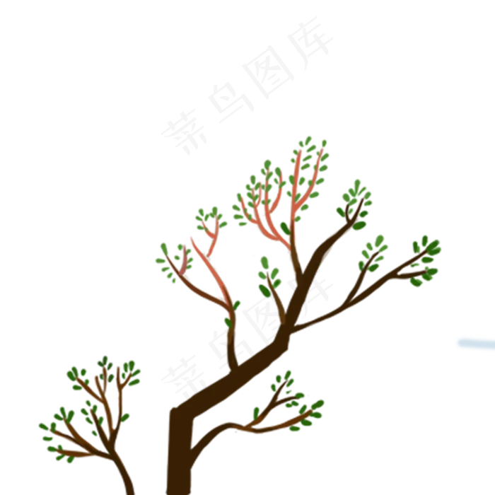 卡通春天植物发芽下载
