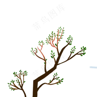 卡通春天植物发芽下载