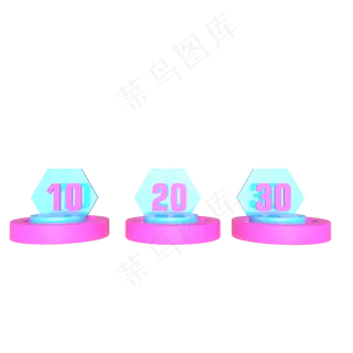 粉色蓝色母亲节优惠券