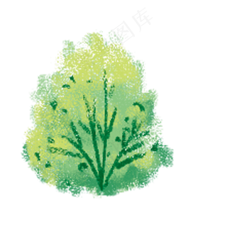 卡通茂盛大树下载