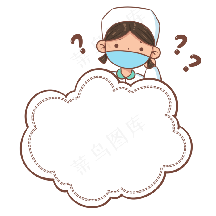 防疫肺炎医护人员边框