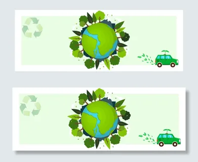 节能减排绿色地球banner