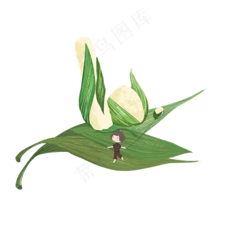 创意粽子乡村城市大楼