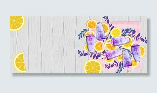 夏日降暑清凉饮料水果冰棒