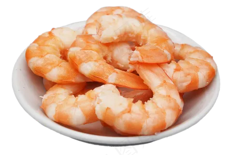 盘装大虾食物,免抠元素
