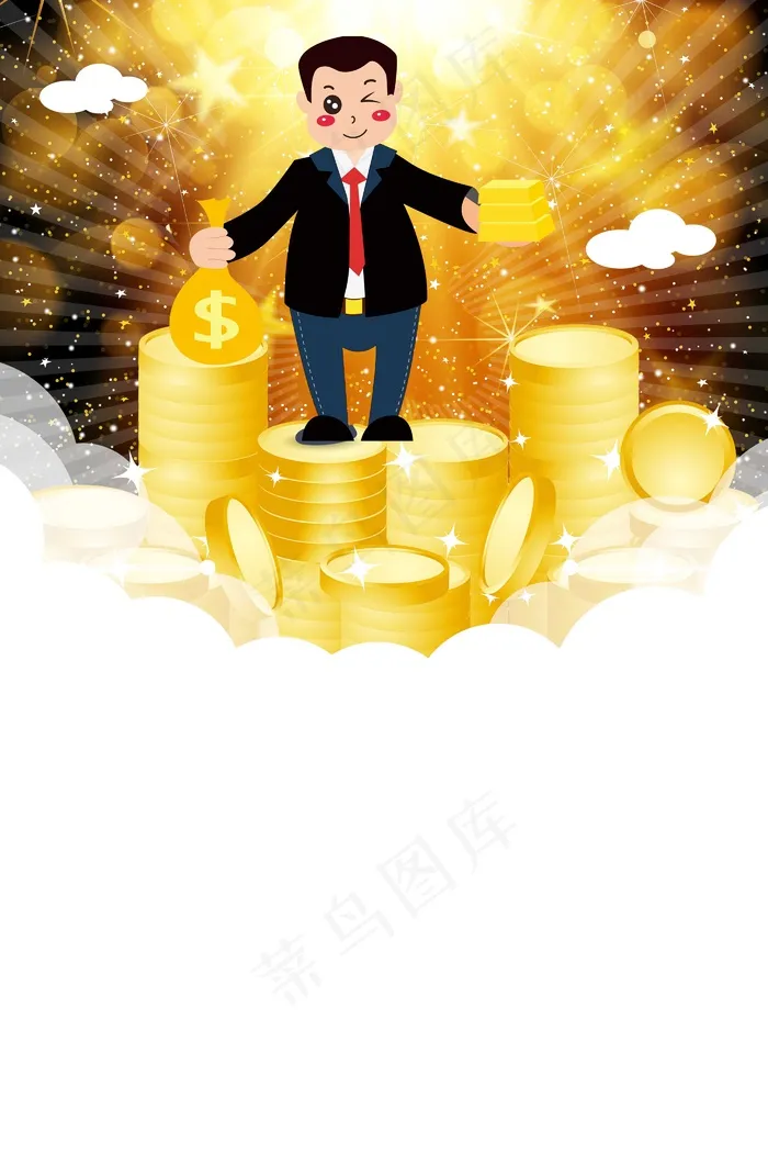投资理财金融企业(2800*4200px 	      )psd模版下载