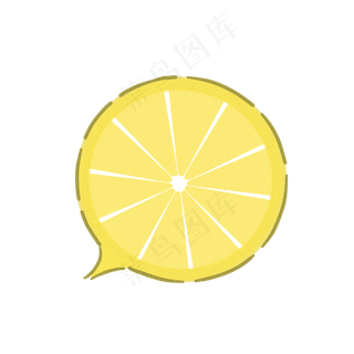 边框水果柠檬可爱卡通,免抠元素