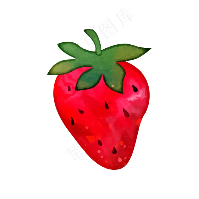 炎炎夏日彩色卡通风美食水果图案(2480X3508(DPI:300))ai矢量模版下载
