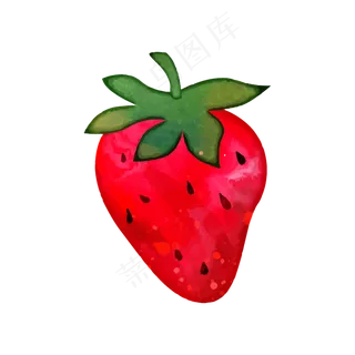 炎炎夏日彩色卡通风美食水果图案