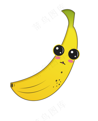 卡通香蕉png素材