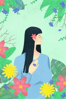 三月你好佳人赏春