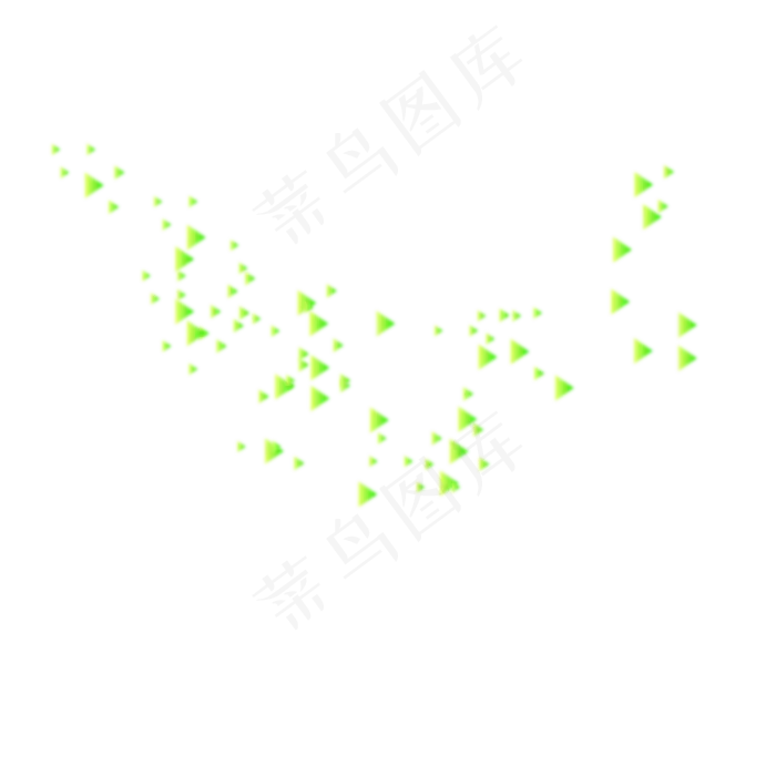 漂浮三角,免抠元素(2000*2000px 150 dpi )