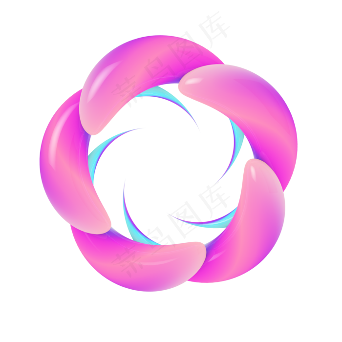 C4D渐变立体蒸汽波风格装饰