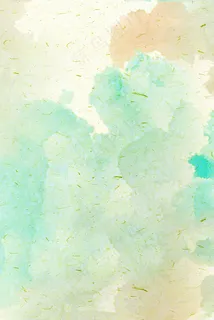 金黄色水彩渲染彩色插图