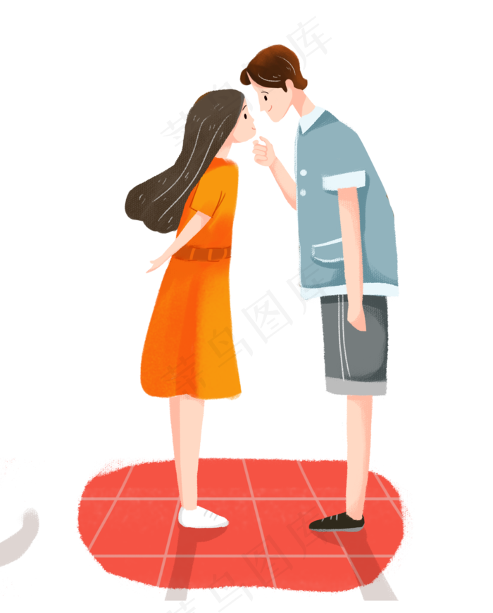 七夕情侣约会素材(2000X3000(DPI:300))psd模版下载