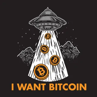 比特币ufo插图设计