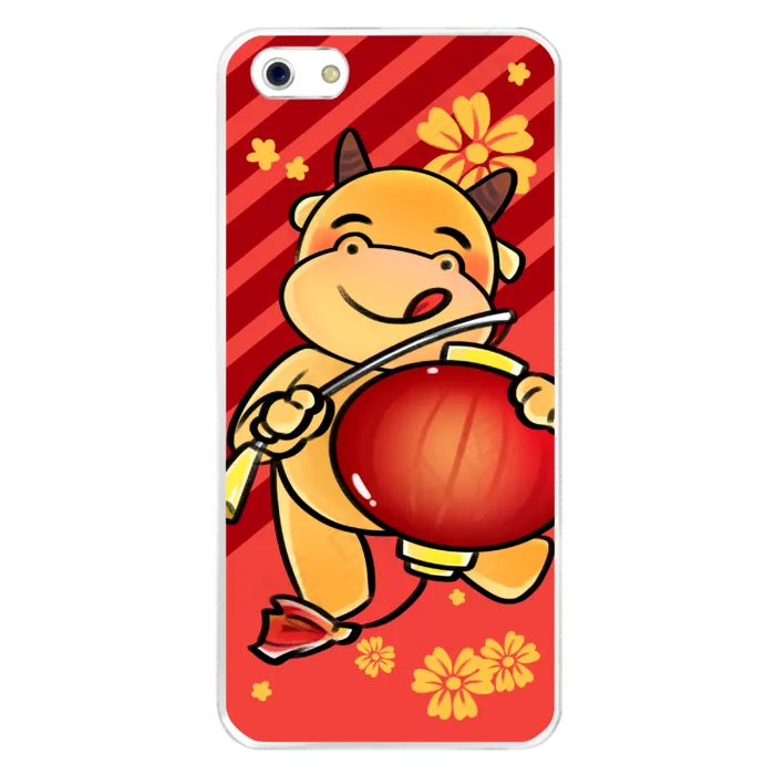 可爱牛年手机壳(3000X3000(DPI:299))psd模版下载