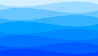 海浪涟漪式蓝色背景