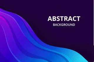 充满活力的蓝紫色现代抽象背景壁纸