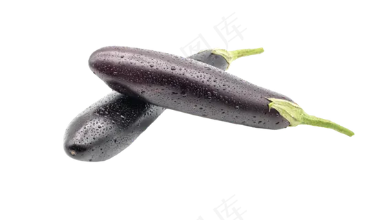 紫色长茄子蔬菜