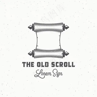 旧滚动抽象标志，符号或标志模板。