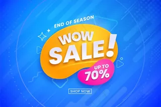 彩色渐变销售背景