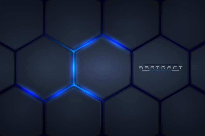 蜂窝淡蓝色抽象背景