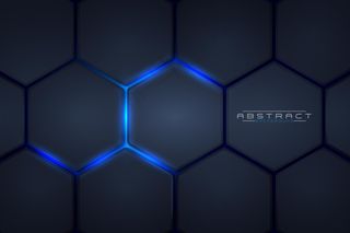 蜂窝淡蓝色抽象背景