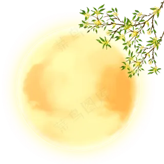 中秋节桂花赏月