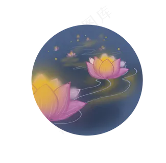 七夕情人节放河灯