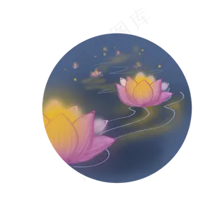 七夕情人节放河灯