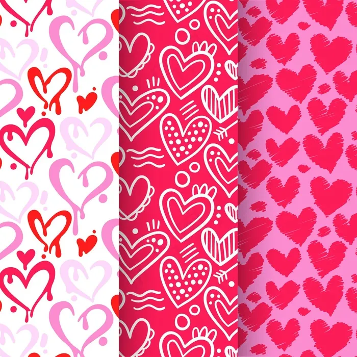 心脏模式集eps,ai矢量模版下载