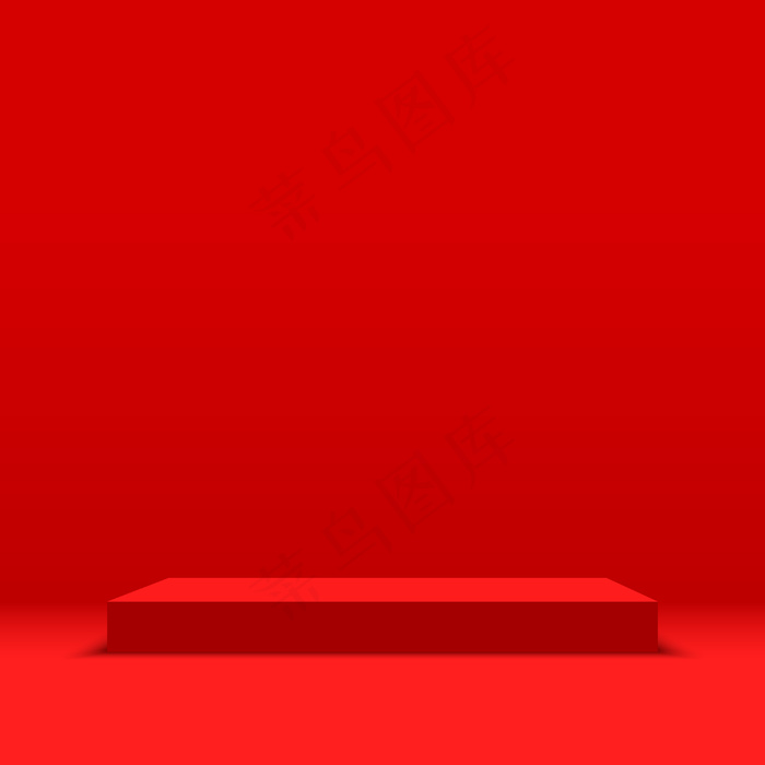 红色讲台。底座。eps,ai矢量模版下载