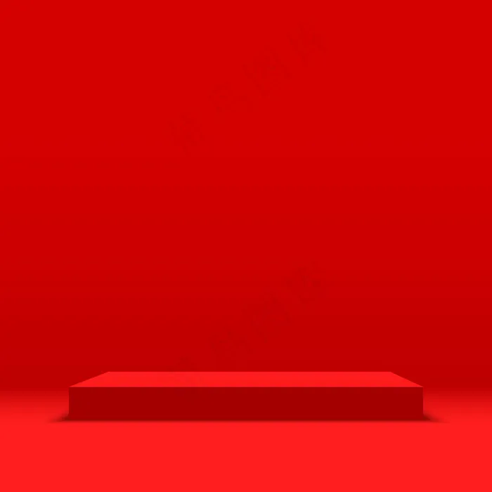 红色讲台。底座。eps,ai矢量模版下载