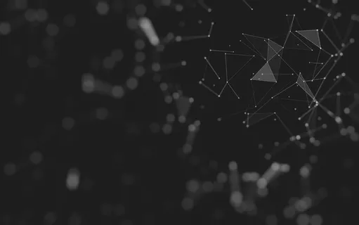 抽象背景。分子技术与多边形,连接点和线。连接结构。大数据可视化。 抽象背景。分子技术与多边形,连接点和线。连接结构。大数据可视化。