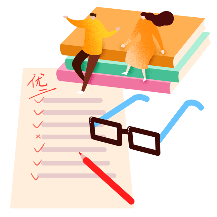 教师节老师批卷