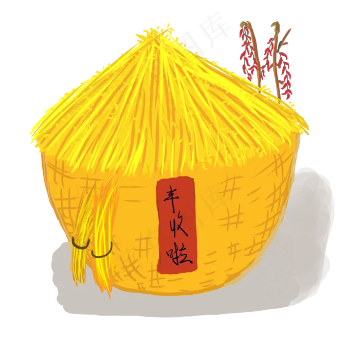 二十四节气立秋丰收(3000X3000(DPI:300))psd模版下载