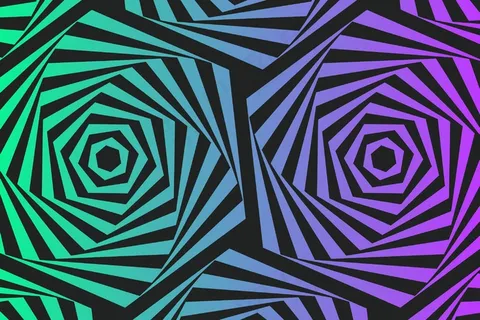 迷幻性视错觉背景