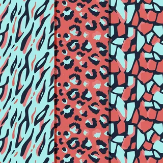 现代动物印花图案系列