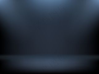 黑色渐变背景，聚光灯照明