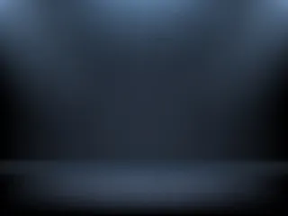 黑色渐变背景，聚光灯照明