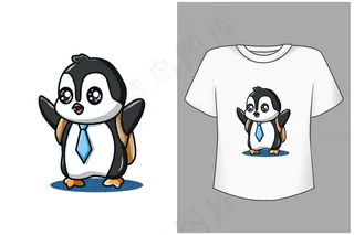 可爱的猫与情书卡通插图