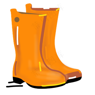 黄色的雨鞋
