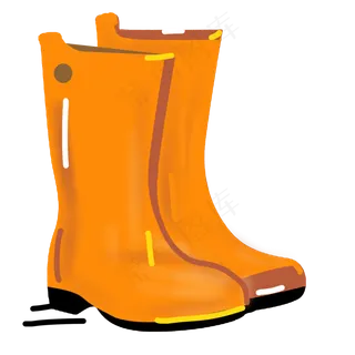 黄色的雨鞋