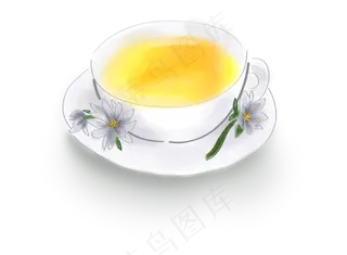 白露手绘古风花茶