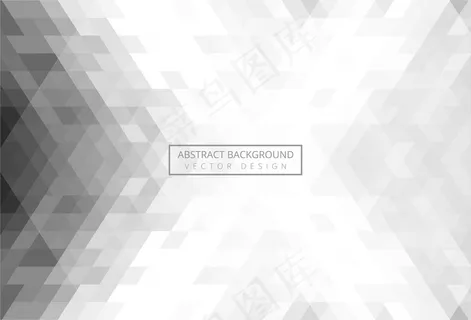 抽象三角形图案灰色