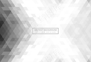 抽象三角形图案灰色